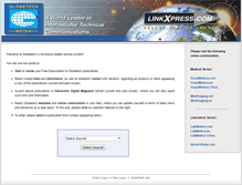 Tablet Screenshot of linkxpress.com